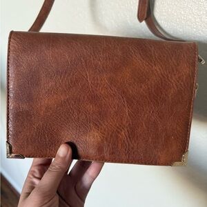 Urban Expressions Brown Crossbody Bag - also a clutch